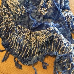 Tropical wrap scarf or cover up